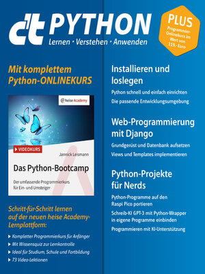 cover image of c't Python